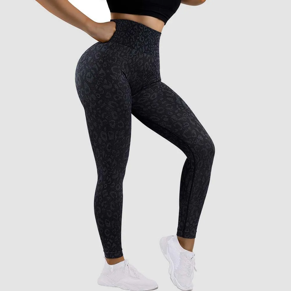 Yoga Leggings Women Butt Scrunch Legging Camo Seamless