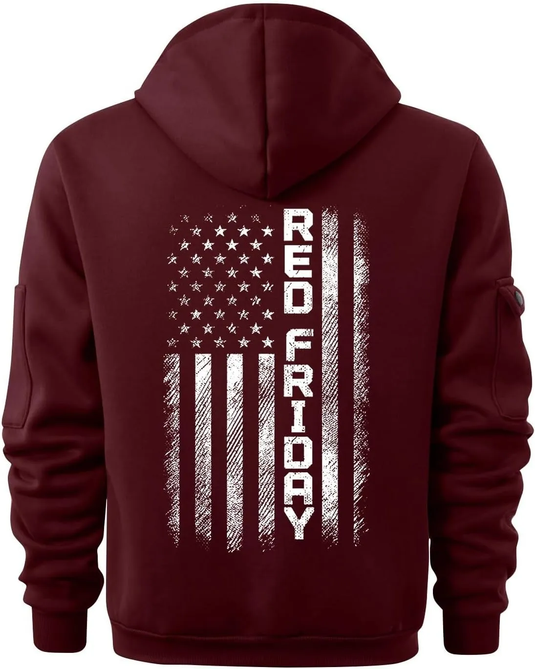 ZEFOTIM Hoodie for Men Drawstring 1/4 Zip Hoodie Letter Print Graphic Pullover Casual Sweatshirt with Pockets