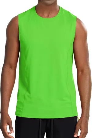 Zengjo Sleeveless Workout Shirts for Men Moisture Wicking,Athletic Running Tank Top Quick Dry Gym Tanks