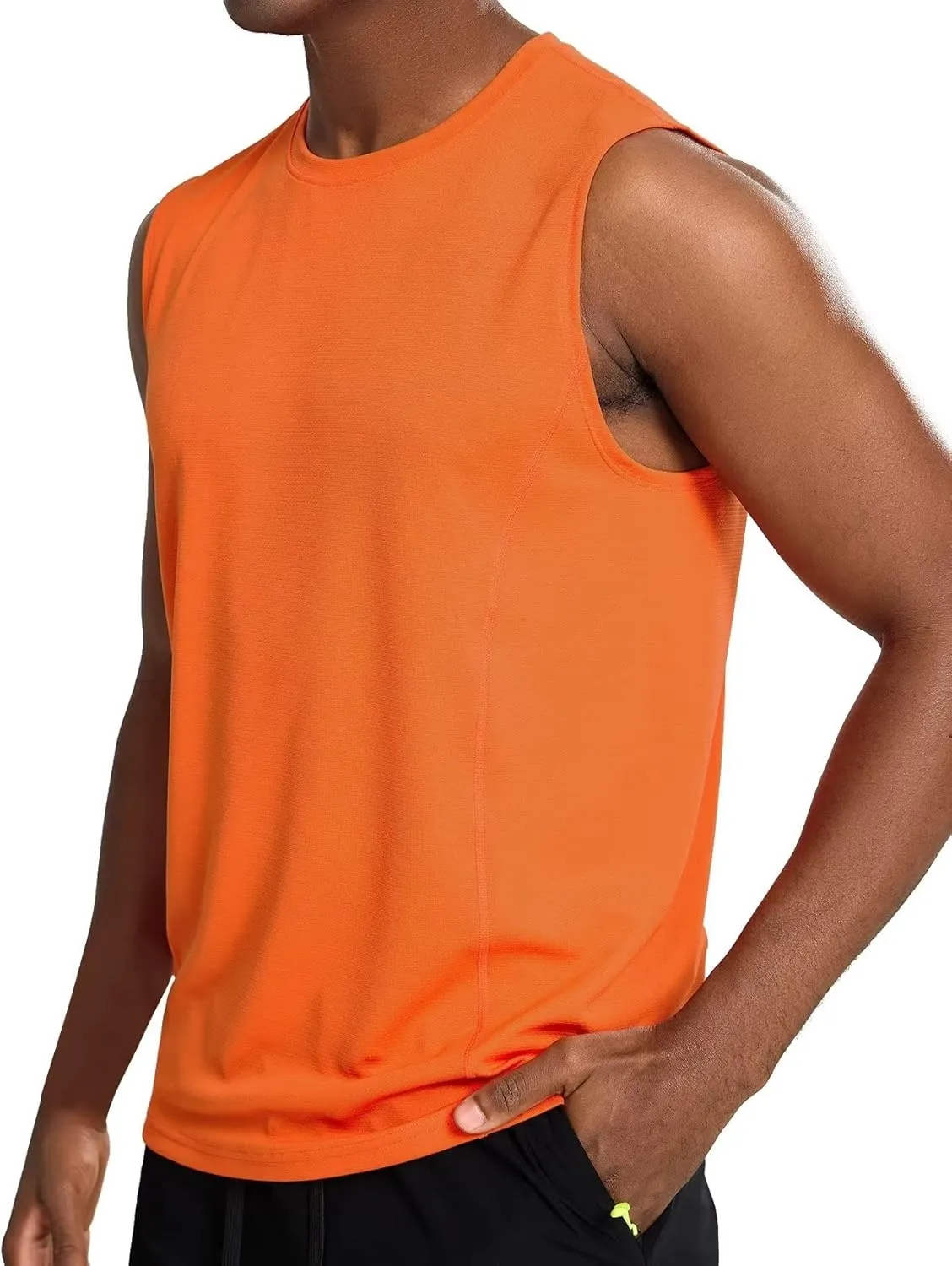 Zengjo Sleeveless Workout Shirts for Men Moisture Wicking,Athletic Running Tank Top Quick Dry Gym Tanks