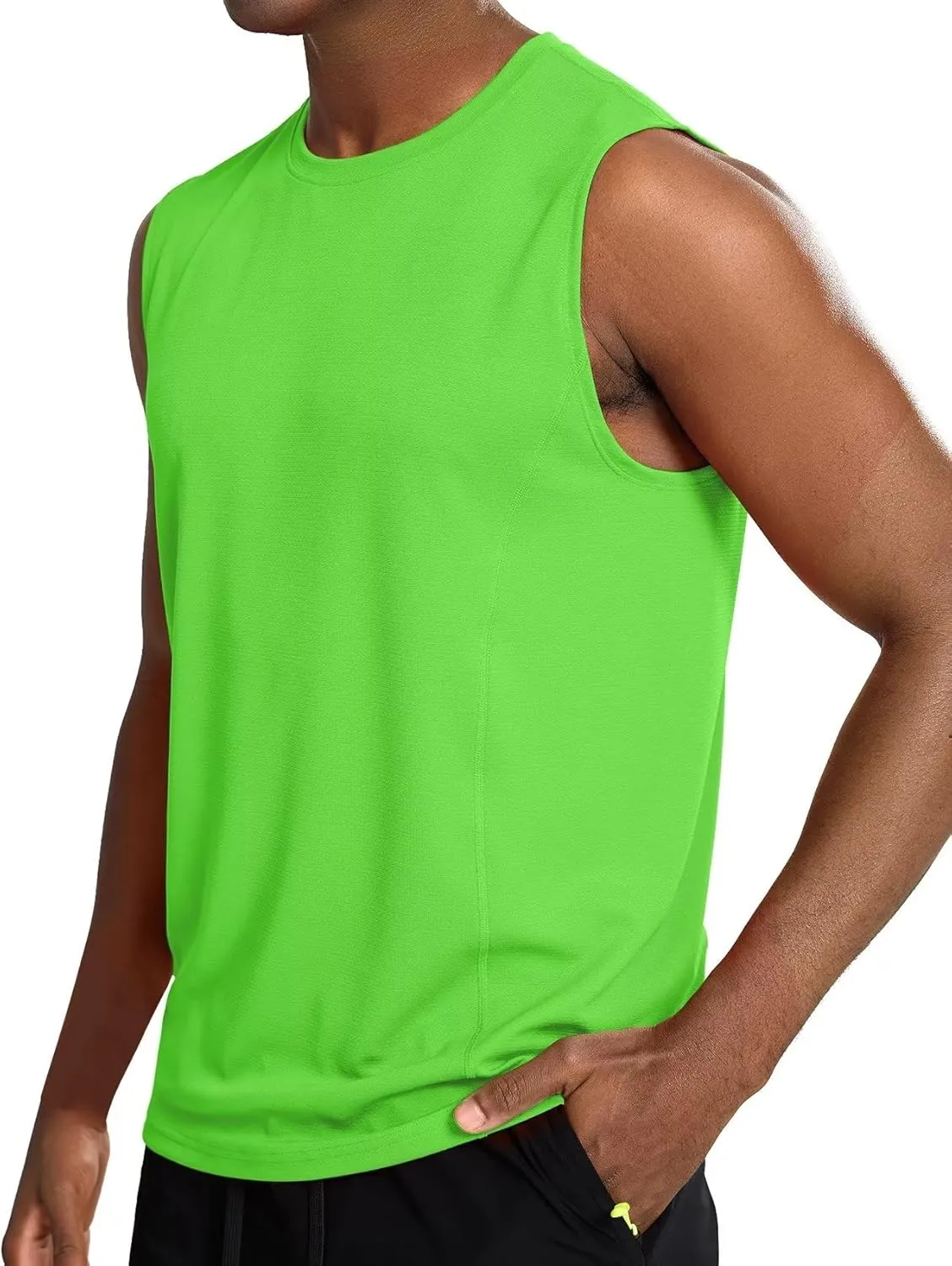 Zengjo Sleeveless Workout Shirts for Men Moisture Wicking,Athletic Running Tank Top Quick Dry Gym Tanks