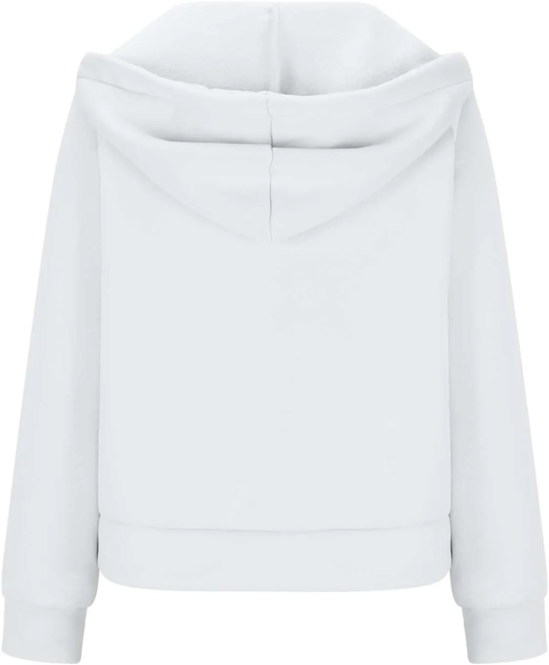 Zip Up Hoodie Women Cropped Long Sleeve Sweatshirts Trendy Pockets Jackets Spring Fall Daily Workout Pullover Tops