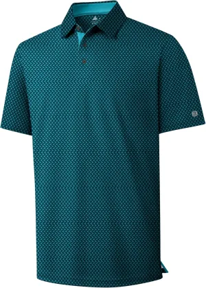 ZITY Men's Golf Polo Shirt Short Sleeve Performance Moisture Wicking Collared Print Shirt for Golf and Casual Wear