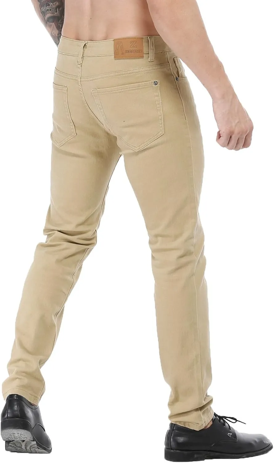ZLZ Men's Skinny Slim Fit Stretch Comfy Fashion Denim Jeans Pants