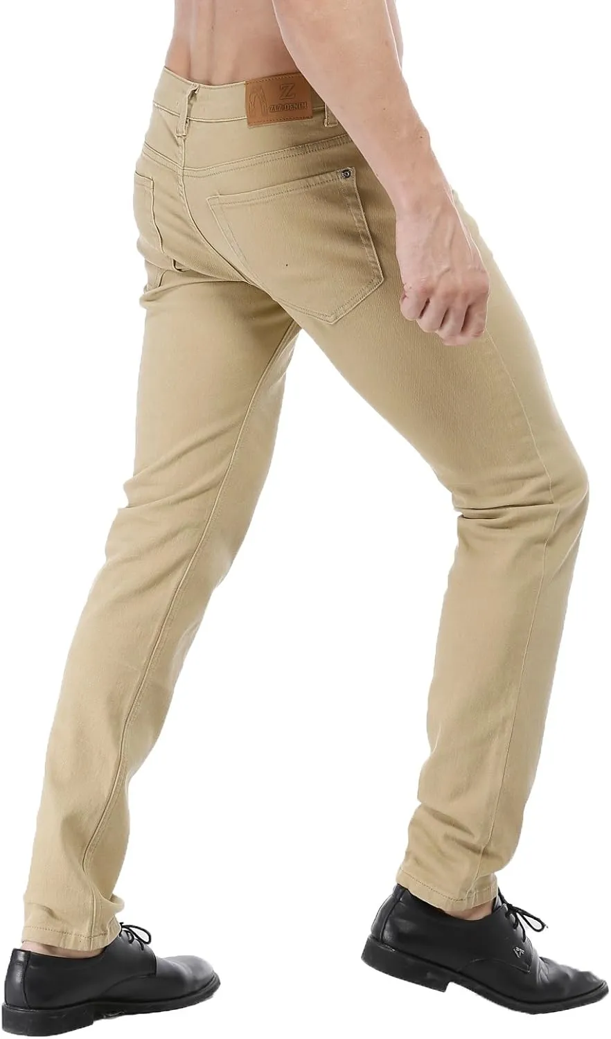 ZLZ Men's Skinny Slim Fit Stretch Comfy Fashion Denim Jeans Pants